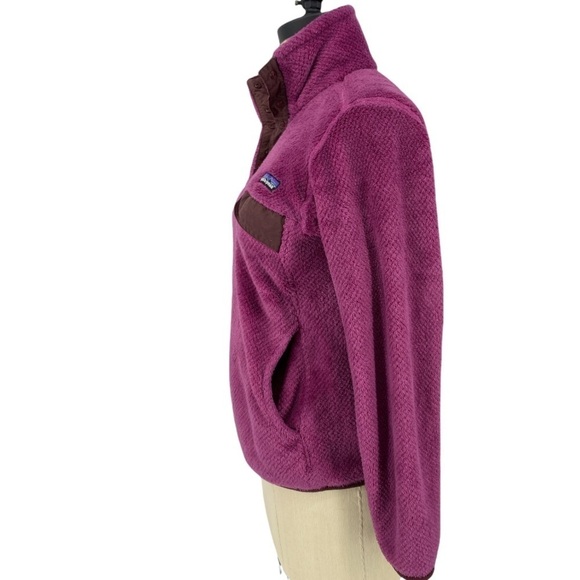 Patagonia T snap pull over purple & brown fleece Gorpcore jacket - Picture 3 of 8